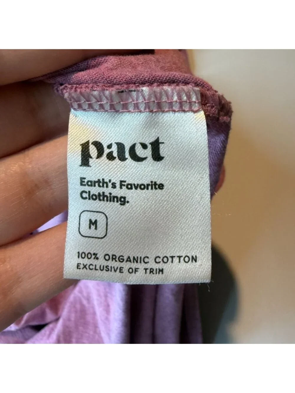 Pact Clothing Women M Tank Midi Dress Pink Purple Sleeveless Side Slit Stretch - Picture 5 of 9
